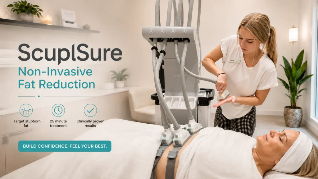 SculpSure treatment at The Relaxing Wellness Company in Calgary SE