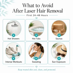 What to avoid after laser hair removal RWC