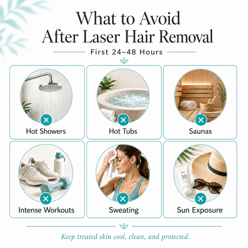 What to avoid after laser hair removal RWC